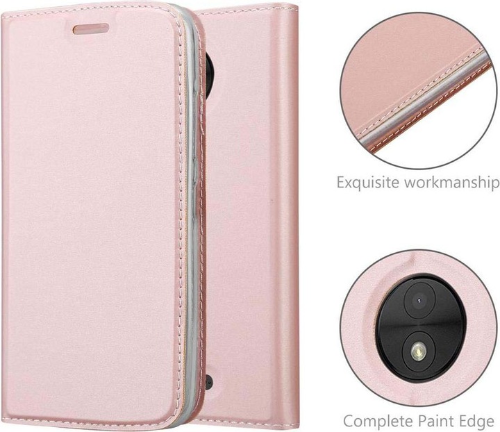 Produktbild Cadorabo Book Classy Style Cover (Motorola Moto C Plus)
