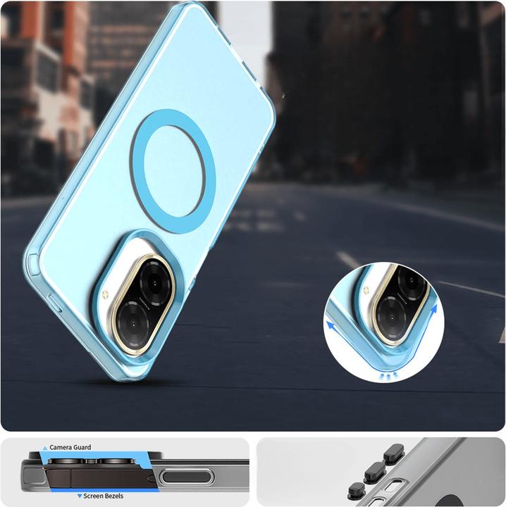 Actual product image Cover-Discount Xiaomi Redmi A5 / Poco C71 - Acrylic Phone Case with Magnet and color accent (Xiaomi Redmi 5)