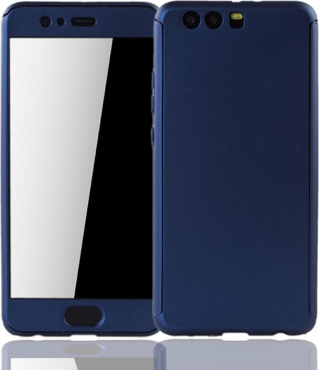 Actual product image König Design Case Mobile Protection for Huawei P10 Plus Full Case Cover Screen Protector Bumper Blue (Huawei P10 Plus)