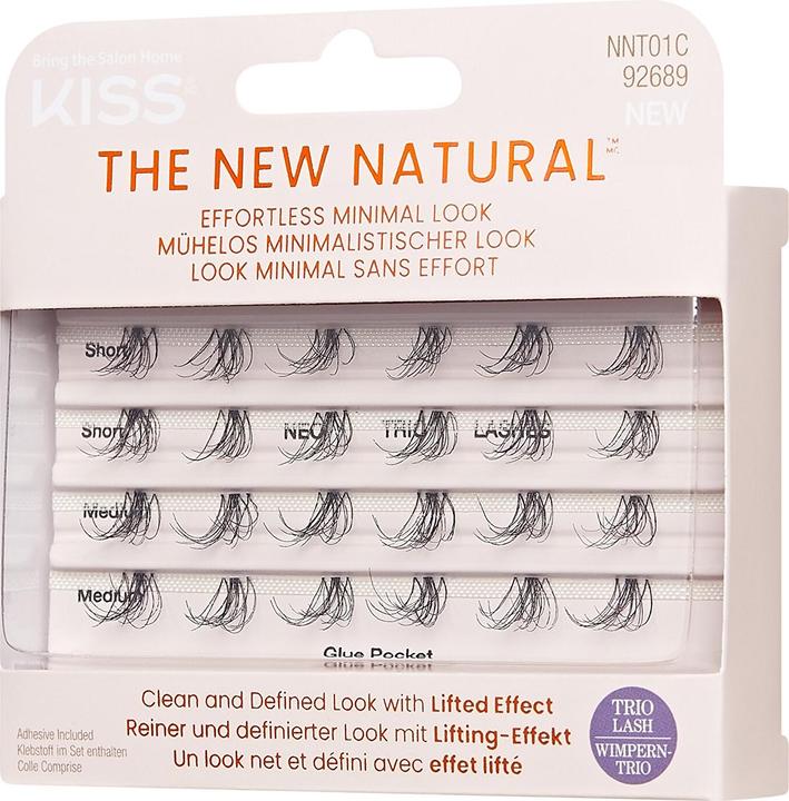 Actual product image KISS Lashes - Ks The New Natural Trio 01 (Artificial eyelashes)