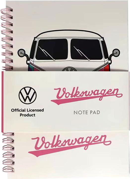 Image du produit Puckator Volkswagen VW T1 Bulli Summer Love carnet de notes ligné A5 avec reliure à spirale (A5, À rayures)