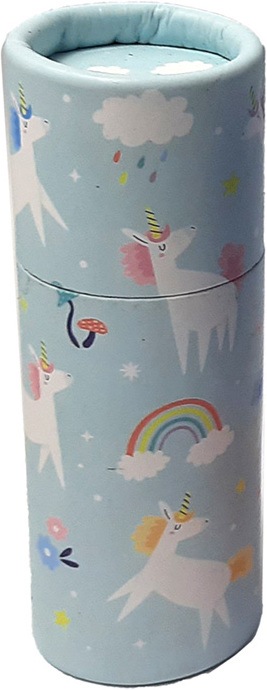 Actual product image Puckator Unicorn Magic Pencil Pot with 12 Crayons (Multicoloured, 12 x)