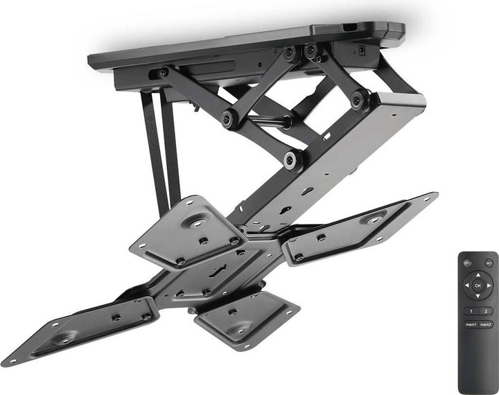 Immagine prodotto Nedis Supporto a soffitto motorizzato per televisori - 23 - 55 pollici - Max. 30 kg - 2 preimpostazioni (Soffitto, 55", 30 kg)