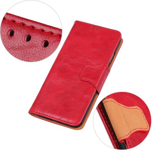 Actual product image MU Classic Crazy Horse IV Leather Bookcover Series (Nokia 3.4)