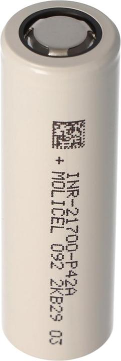 Immagine prodotto Molicel Batteria INR21700-P42A 45A, non protetta, piatta (4200 mAh)