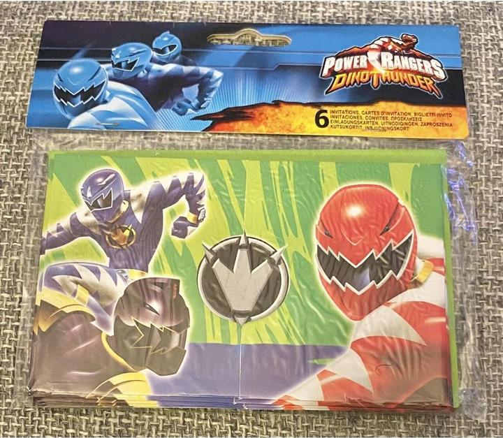 Image du produit Power Rangers - Invitations