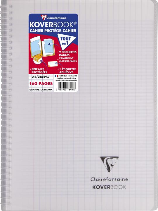 Actual product image Clairefontaine Koverbook (A4, Checked, Soft cover)