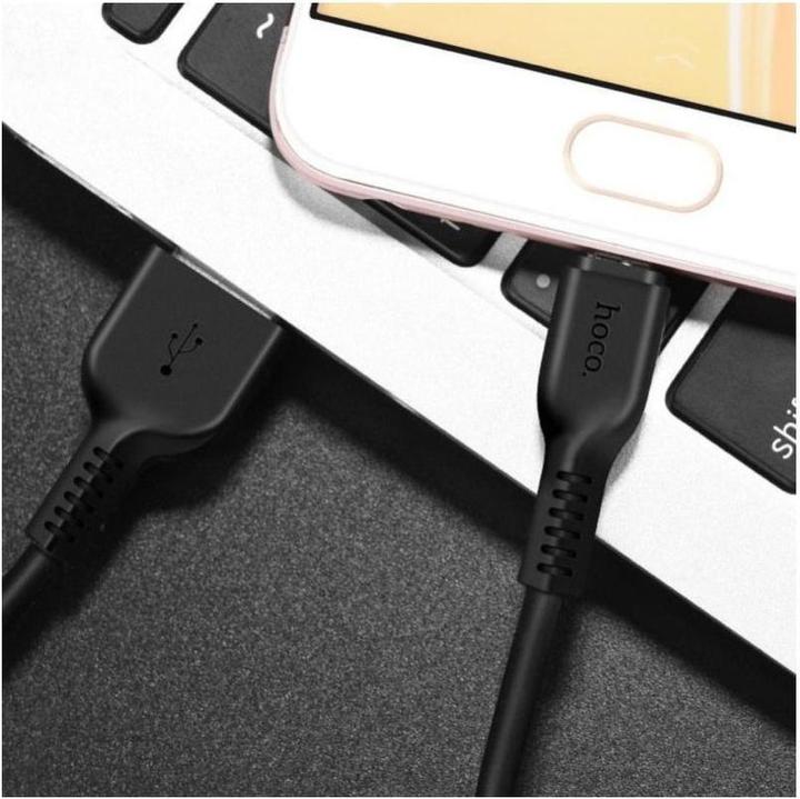 Actual product image Hoco USB-A to Lightning Flash X20, 18W, 2A, 1m, white (1 m, USB 3.0, 18 W)
