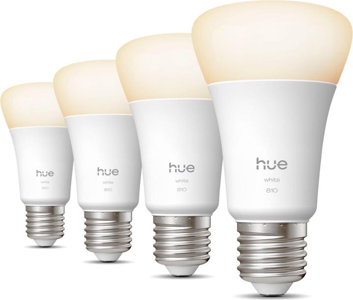 Actual product image Philips Hue White Smart (E27, 810 lm, 4 x)