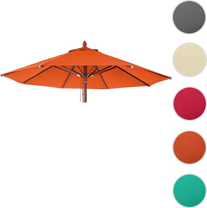 Image du produit Mendler Housse pour parasol gastronomique en bois, housse de parasol de remplacement, ronde Ø4m polyester (4 m)