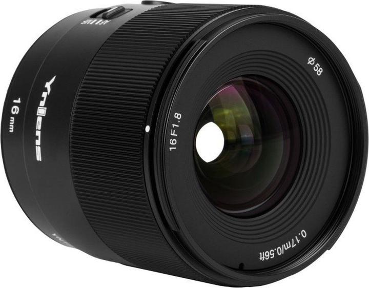 Immagine prodotto Yongnuo YN 16 mm f/1.8 DA DSM Sony E (Sony E, APS-C / DX)