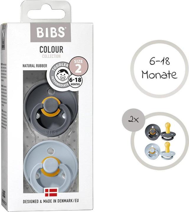 Produktbild Bibs Schnuller, 2er Pack (2 x, 6 - 12 Monate)