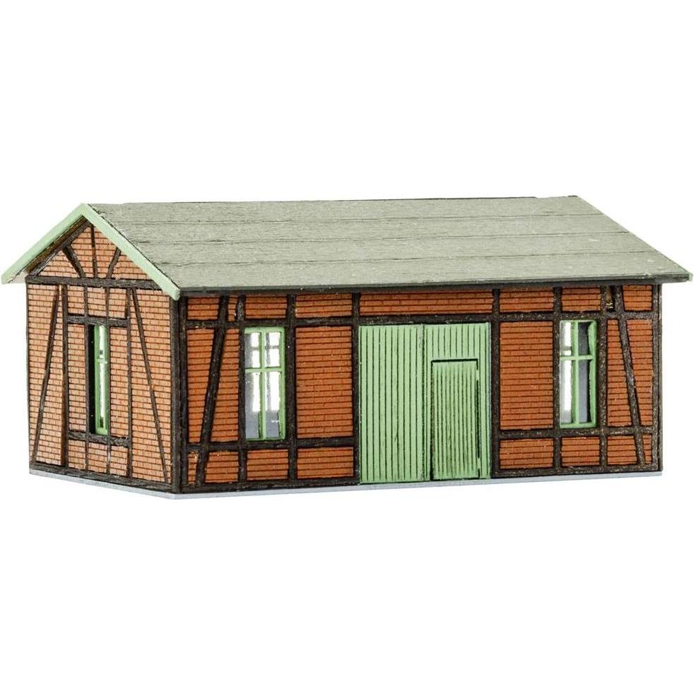 Vollmer 47556 N Werkstatt mit Ziegel-/Fachwerkfassade