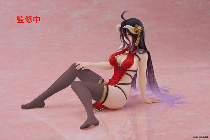 Actual product image Taito Overlord PVC Statue Desktop Cute Figure Albedo Chinese Dress Ver. Renewal 13 cm
