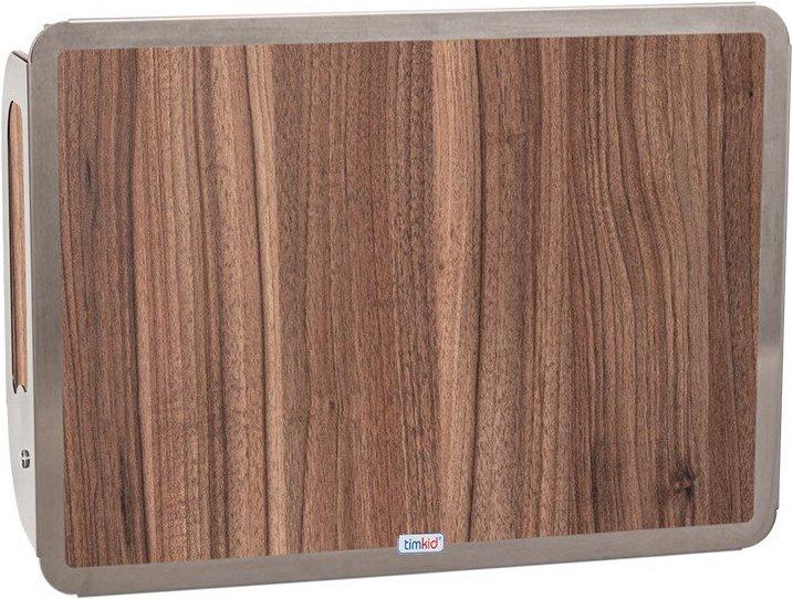 Produktbild Timkid Wickeltisch Holz/Edelstahl Quer Nussbaum