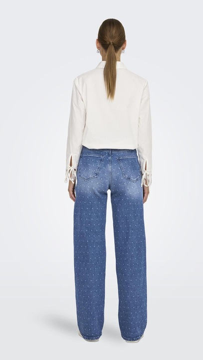 Image du produit Only ONLJUICY Hohe Taille Weiter Beinschnitt Jeans Jeans mit weitem Bein (28)