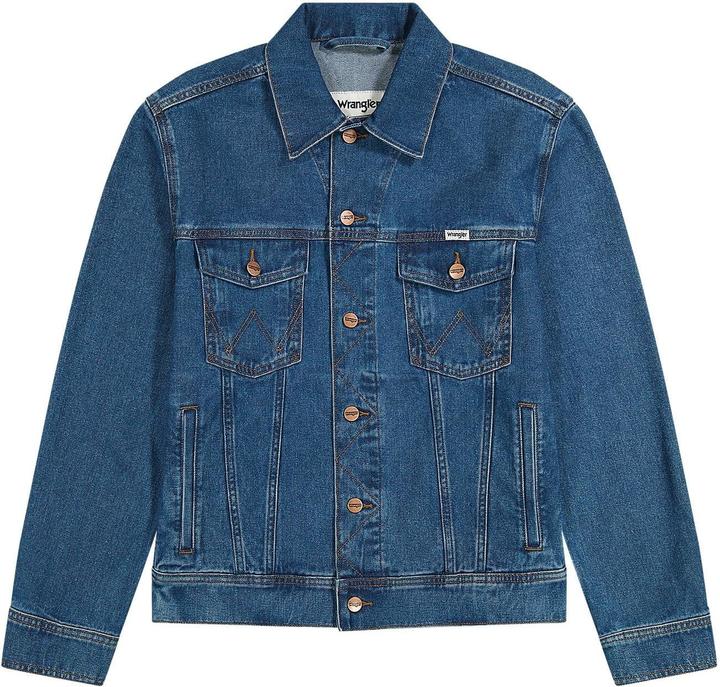 Actual product image Wrangler Classic Denim Jacket, Regular Fit, Machine Washable (XL)