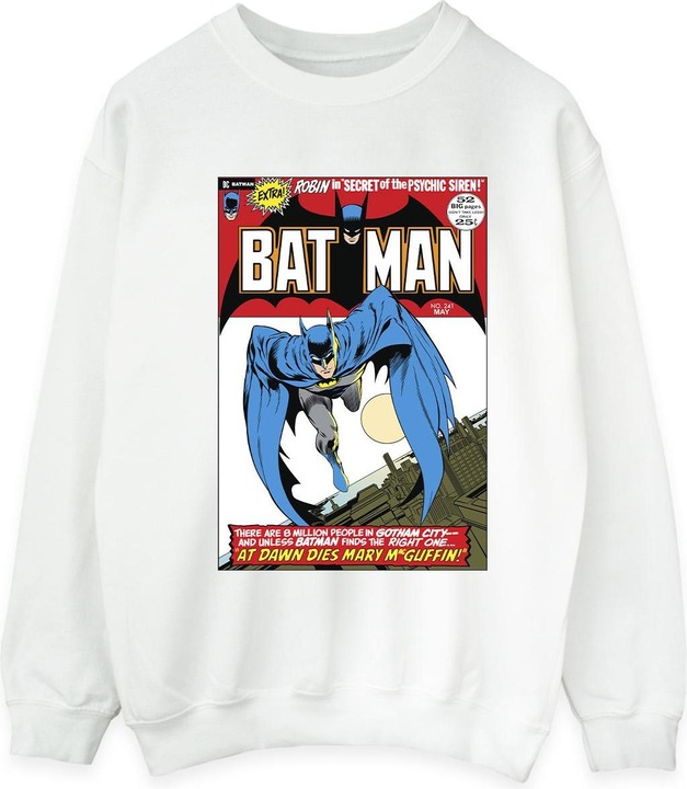 Immagine prodotto Felpa in cotone con copertina di Batman che corre (M)