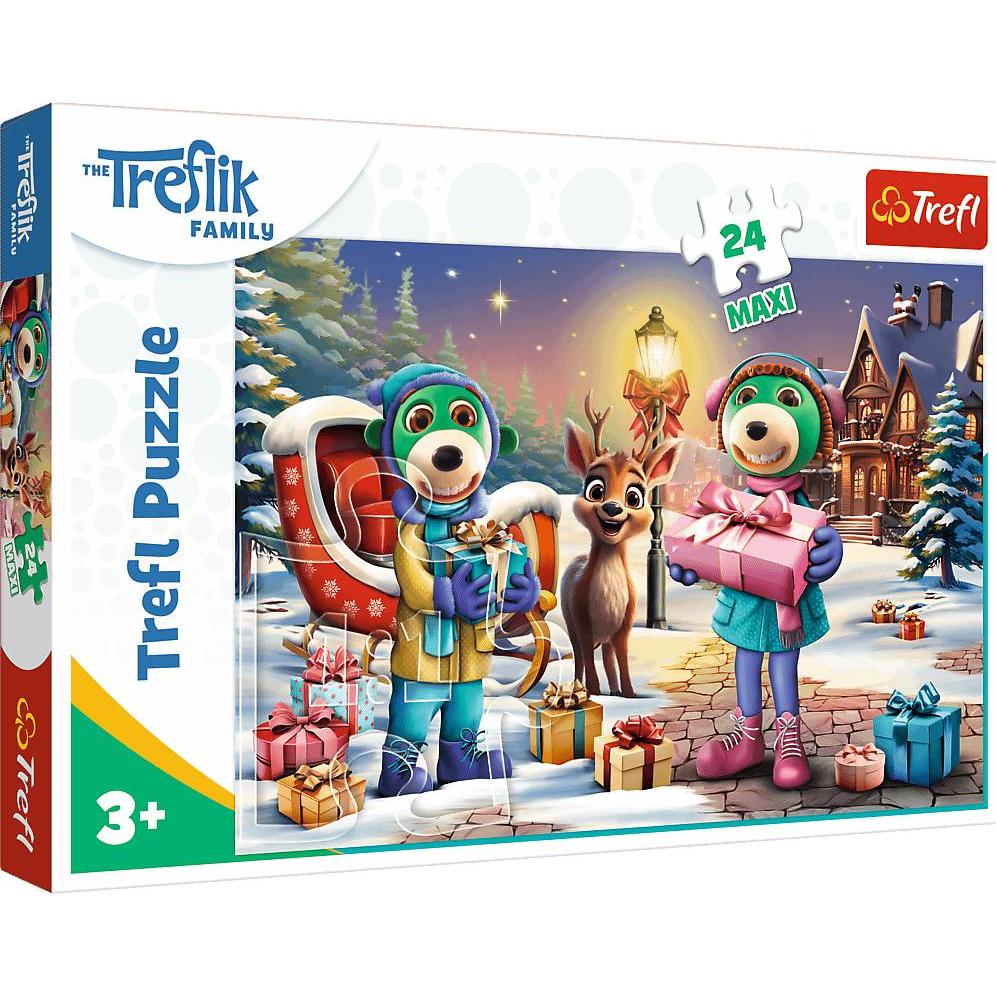 Trefl Puzzle Treflings: Wintertime Maxi 24 Pezzi (24 Pezzi)