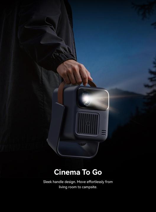 Actual product image Wanbo TOGO PRO, BATTERY POWERED PROJECTOR, GOOGLE TV, 300 ISO, 1080P, WPD34 (Full HD, 300 lm, 1.3:1)