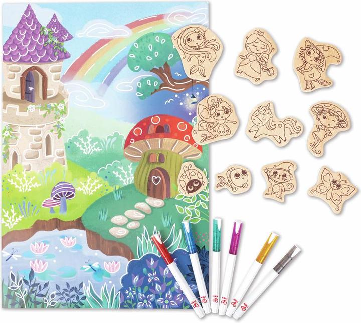 Actual product image Hape Painting & Play Set "Magic Forest