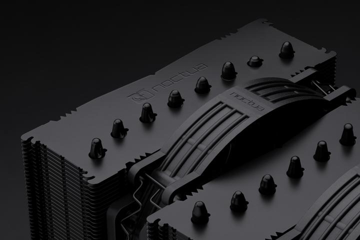 Produktbild Noctua NF-A14x25r G2 PWM Sx2-PP chromax.black Gehuselfter 140 mm (140 mm, 2x)