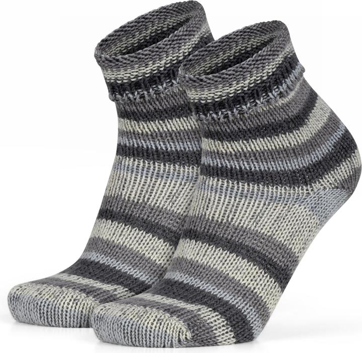 Actual product image Normani 2 Paar Gestrickte Wollsocken Bunt-geringelt (pack of 2, 35 - 38)