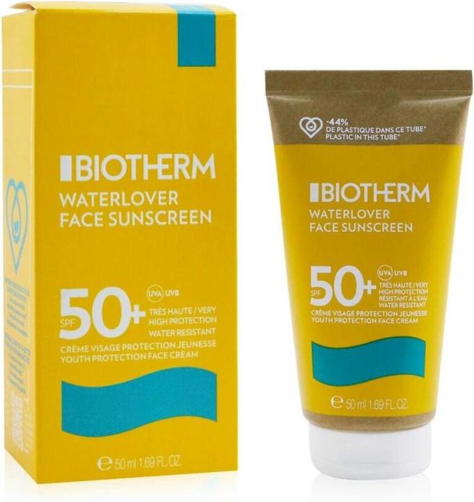 Image du produit Biotherm Waterlover (Crème solaire visage, SPF 50+, 50 ml, 68 g)