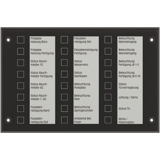 JUNG KNX Melde-/Bedientableau MBT2424SW MBT2424SW, Automatisierung