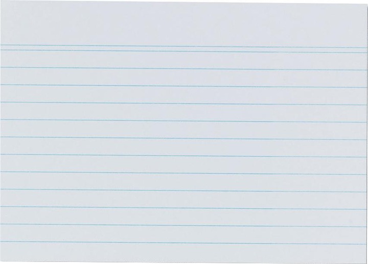 Image du produit Herlitz Fiche lignée Ange Bleu 100 pièces (A6, 180 g/m², 100 x)