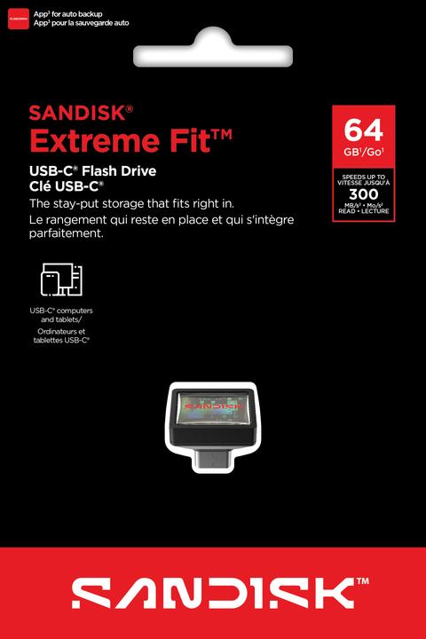 Actual product image SANDISK Extreme Fit (64 GB, USB-C)