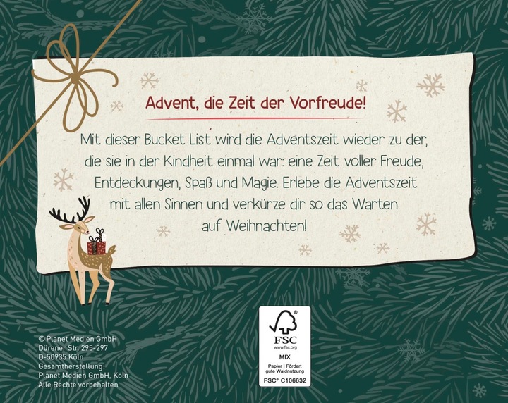 Image du produit La bucket list pour Noël