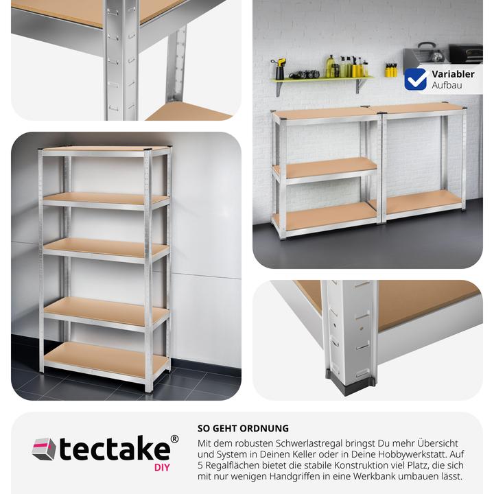 Produktbild tectake Werkstattregal Richard