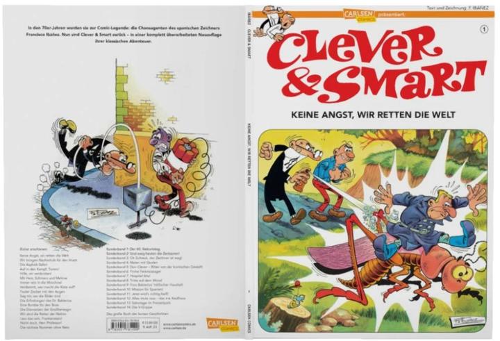 Immagine prodotto Clever und Smart 1: Clever & Smart, Band 1 (Tedesco, Francisco Ibáñez, 2018)