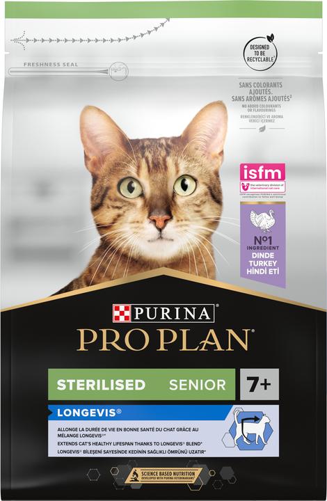 Actual product image Pro Plan Cat Sterilised 7+ Turkey (Senior, 1 pcs., 3000 g)