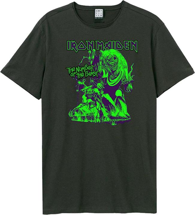 Actual product image Amplified Unisex Adult The Number Of The Beast Iron Maiden T-Shirt (3XL)