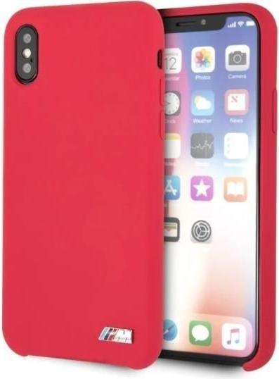 Produktbild BMW Etui hardcase BMHCPXMSILRE iPhone X /Xs czerwony/red Silicone M Collection (Apple iPhone X, Apple iPhone XS)