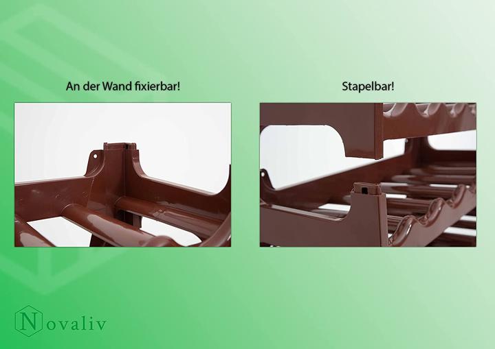 Produktbild Novaliv Braun, 12 (60 x 28 x 14 cm, 72 Fl.)