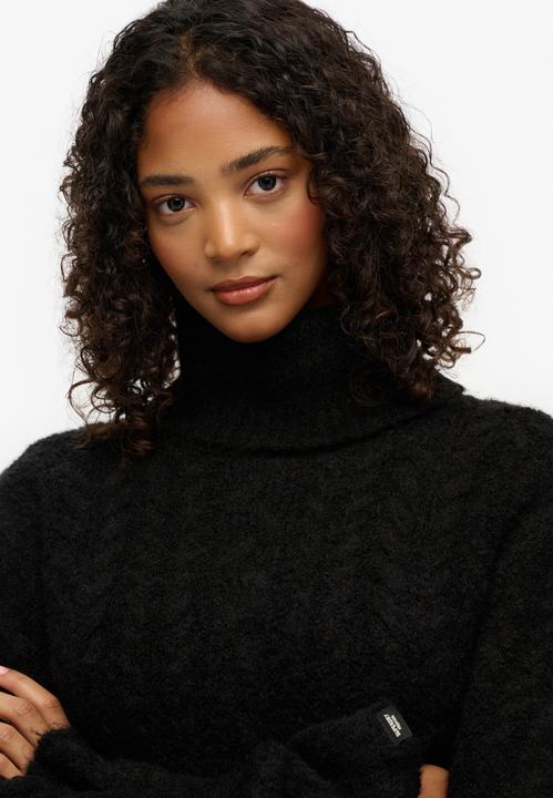 Produktbild Superdry Damen Pullover aus strukturiertem Material mit Rollkragen (M)