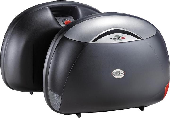 Kappa SEITENKOFFER-Set K40 L schwarz