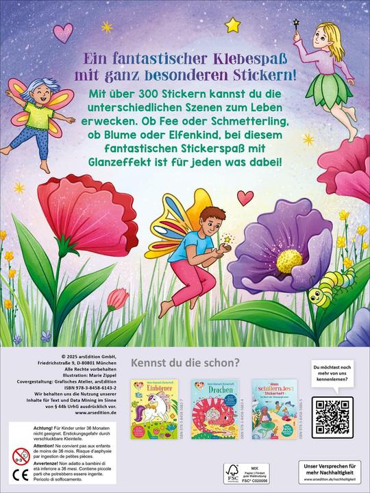 Actual product image My dazzling sticker book - Fantastic fairy world