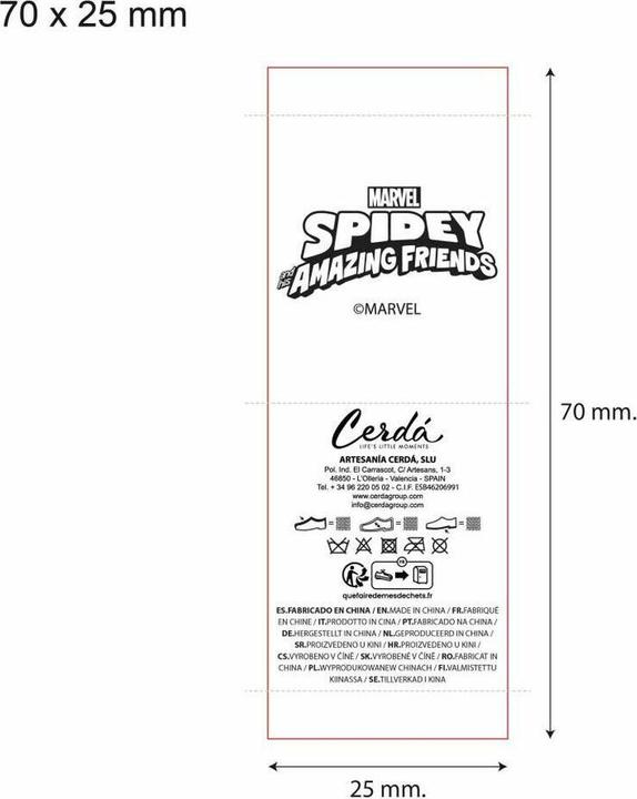 Image du produit Hausschuhe Spidey Rot (22, 23)