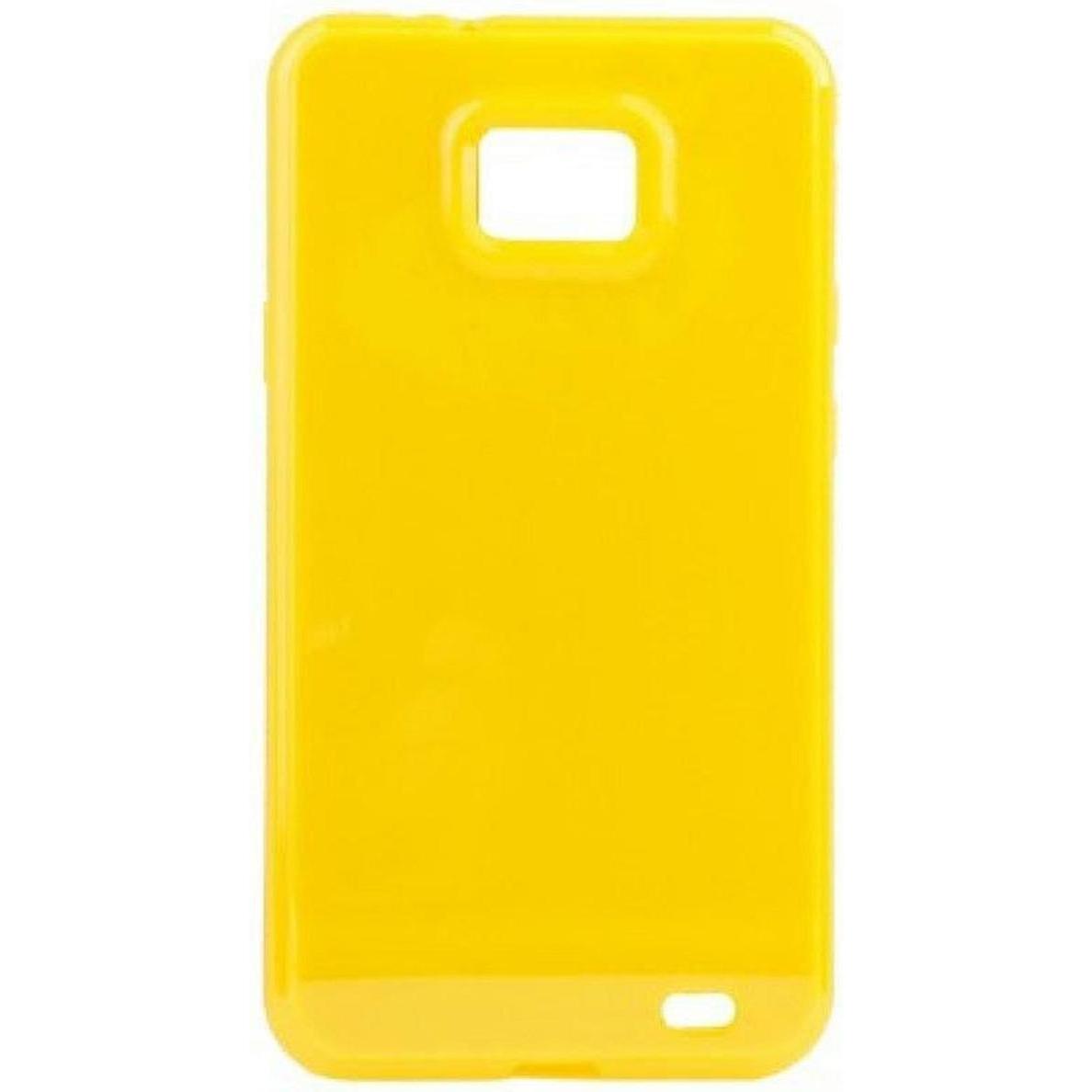 König Design Schutzhülle TPU Case für Handy Samsung I9100 Galaxy S2 Gelb (Samsung Galaxy S2 I9100), Smartphone Hülle, Ge...