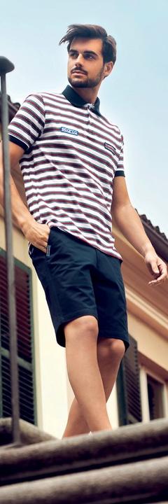 Produktbild Sparco Martini Racing Polo Shirt Replica Striped (S)