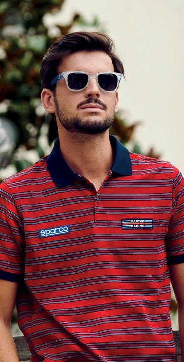 Produktbild Sparco Martini Racing Polo Shirt Replica Striped (S)