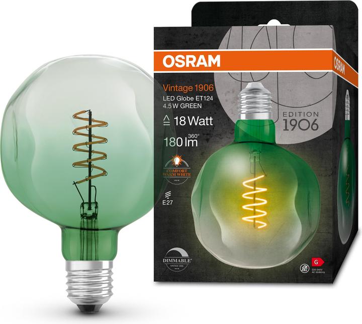 Actual product image Osram Vintage 1906 (E27, 4.50 W, 180 lm, 1 x, G)