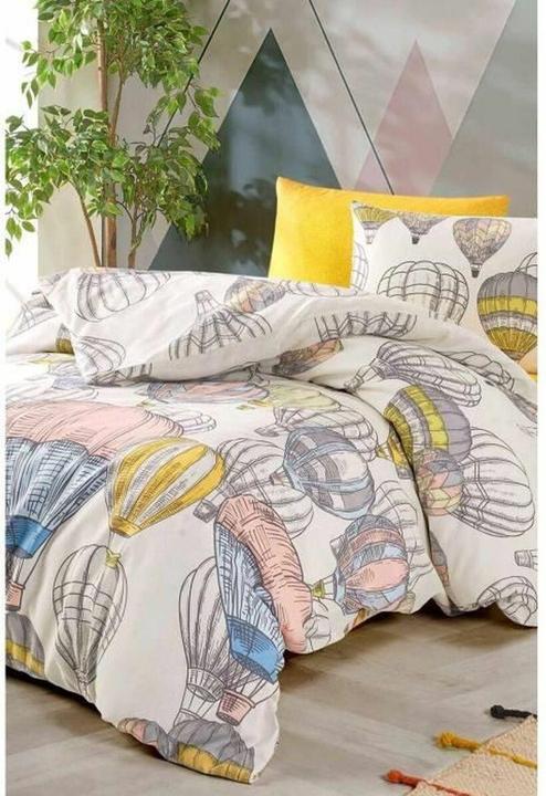 Produktbild BigBuy Bettbezug-Set Senf King size 3 Stücke (220 x 240 cm, 60 x 60 cm)