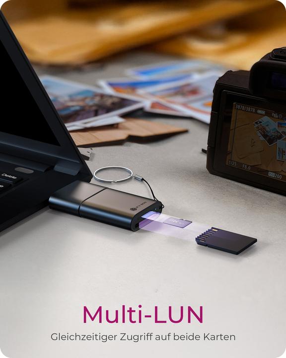 Actual product image Icy Box IB-CR204-CU3 (USB-C 3.2 Gen 1)