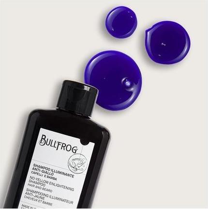 Immagine prodotto Bullfrog No-Yellow Enlightening Shampoo - Shampoo speciale contro la colorazione gialla dei capelli chiari (150 ml)