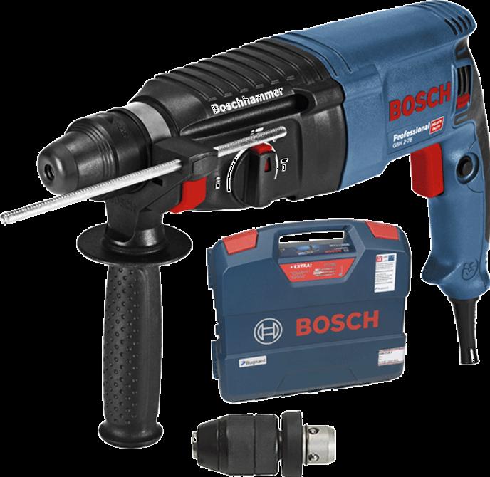 Actual product image Bosch Professional Rotary hammer drill with SDS plus GBH 2-26 F, carry case (Electrical connection)